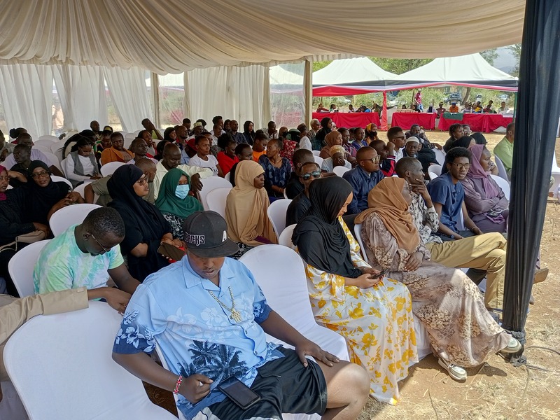 Isiolo youths say rarely informed of job opportunities in government - A section of youths during International Youth Day celebrations at Isiolo police mess grounds on August 10, 2024. (Photo: Waweru Wairimu)