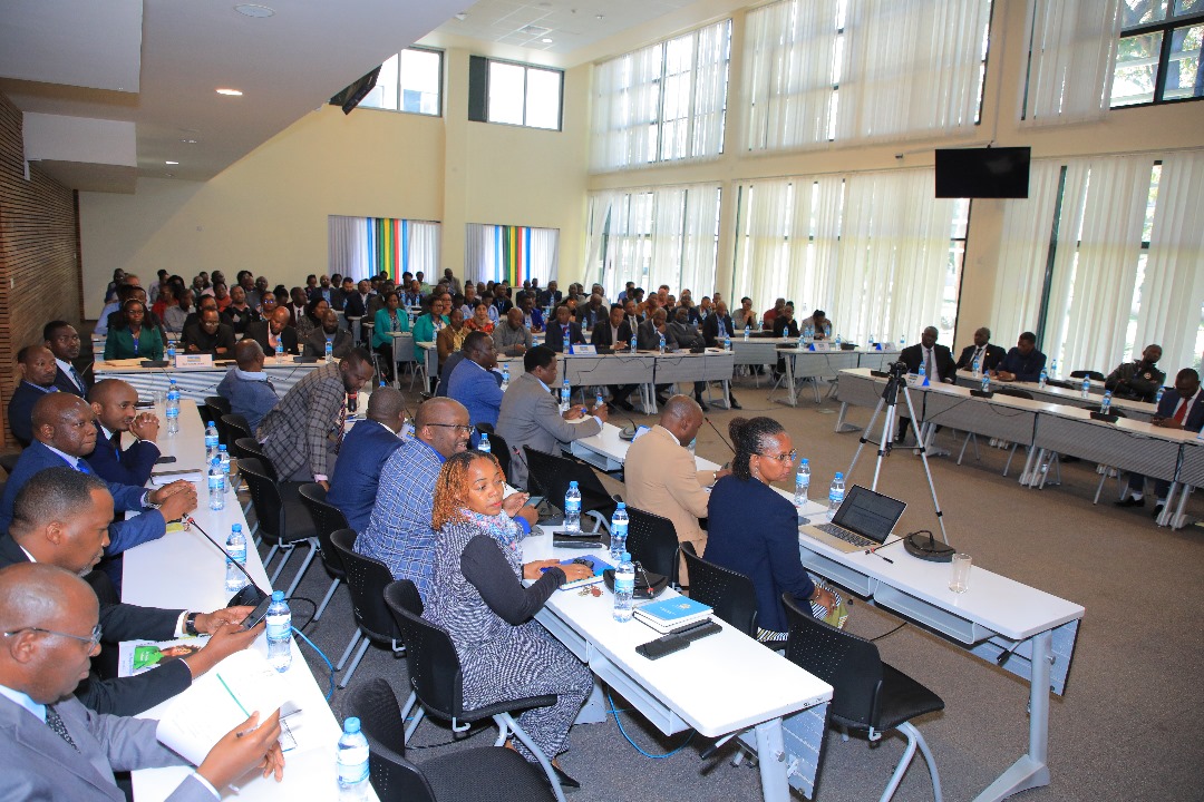 EAC staff at a past townhall meeting at the EAC Headquarters in Arusha, Tanzania. (Photo: Veronica Nduva)