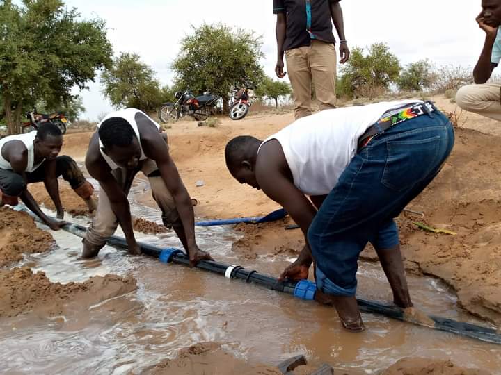 Turkana water provider rolls out surveillance of water infrastructure to deter vandalism - Broken pipes being repaired at Lokaparparae in Turkana County. (Photo: TCG)
