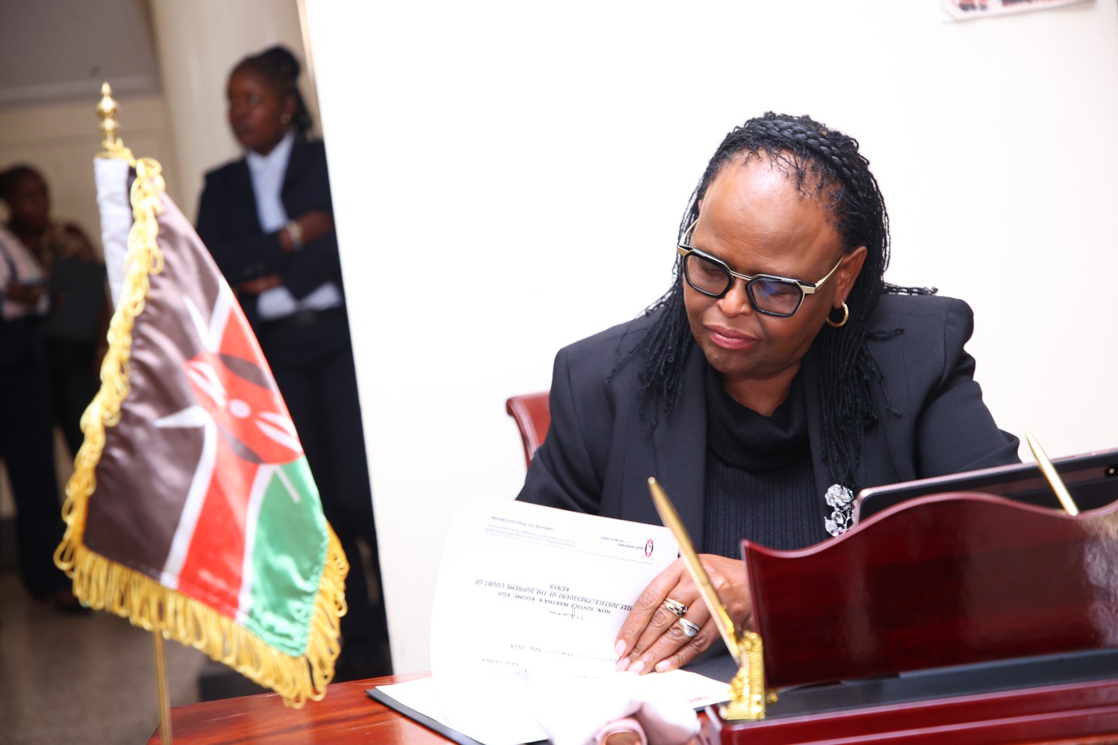 Ombudsman directs JSC to publish complaints against judges, decisions within 21 days - Chairperson of the Judicial Service Commission Chief Justice Martha Koome at a past event. (Photo: X/Martha Koome) 