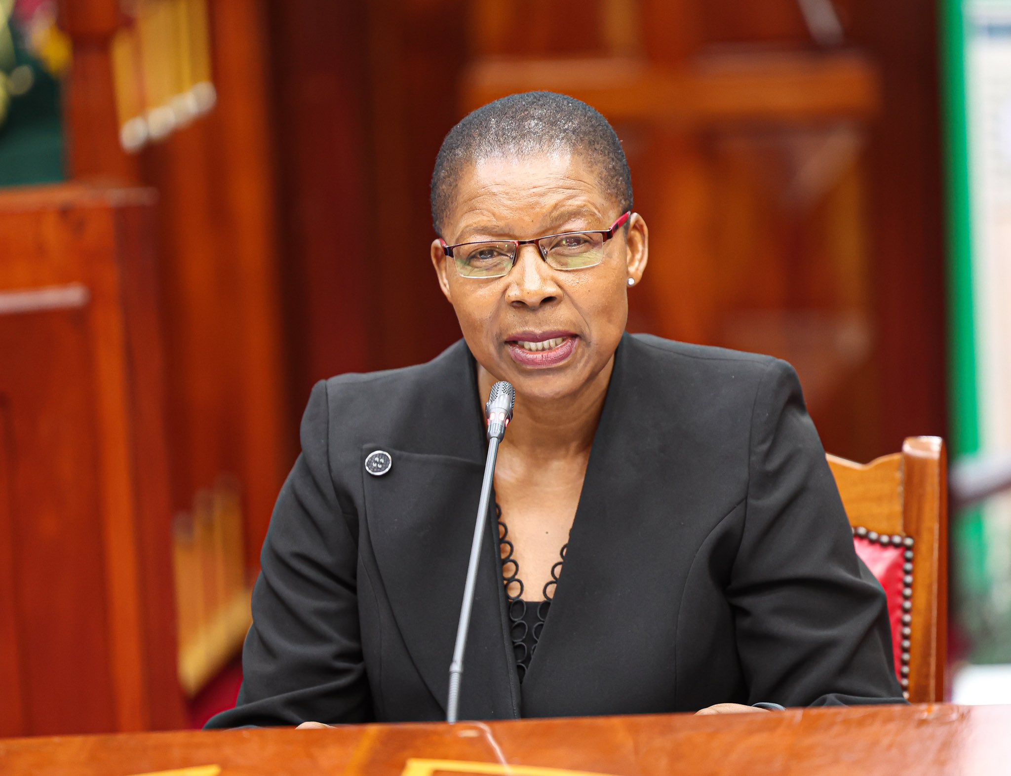 Attorney General nominee Dorcas Oduor's in-tray is full should she get approved - Dorcus Oduor sits before the National Assembly for vetting as Attorney General nominee. (Photo: National Assembly)