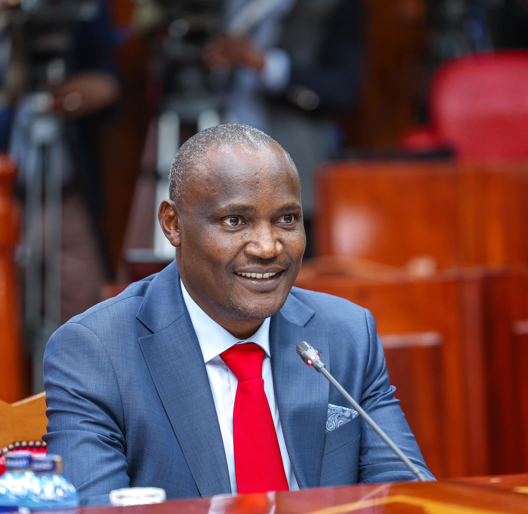 John Mbadi, Treasury CS nominee, appears before the National Assembly’s Committee on Appointments on Saturday, August 3, 2024.(Photo: Parliament)