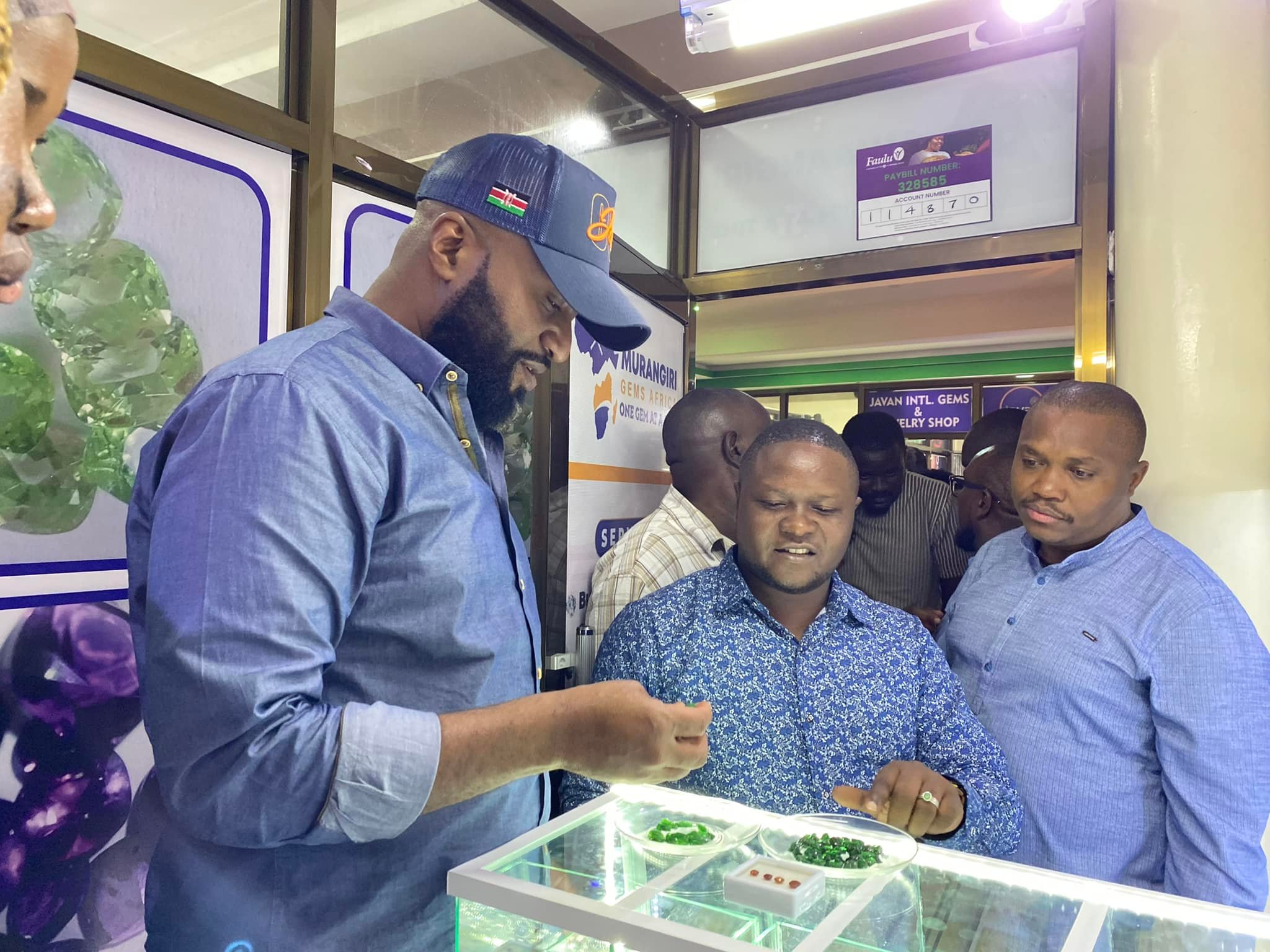 Mining CS Hassan Joho tours the Voi Gemstone in Taita Taveta County on Friday, August 16, 2024. (Photo: Hassan Joho)