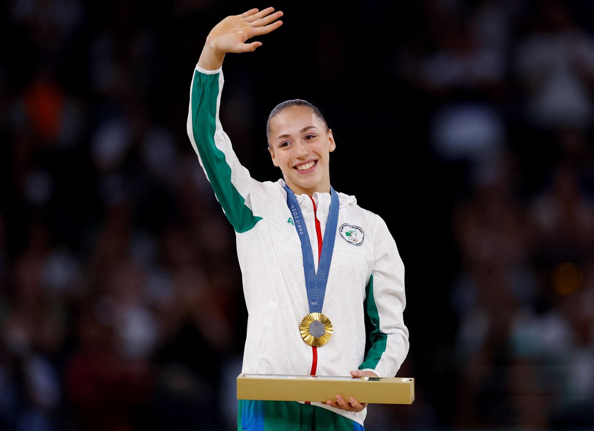 Olympics Gymnastics: Algeria's Nemour makes history for Africa with gold on asymmetric bars