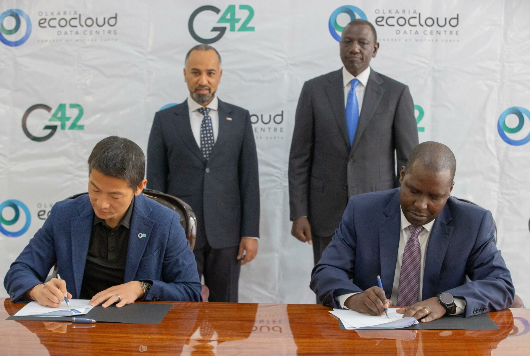 Kenya and UAE sign an agreement on the construction of a data centre powered by geothermal energy in March 2024. (Photo: PCS)