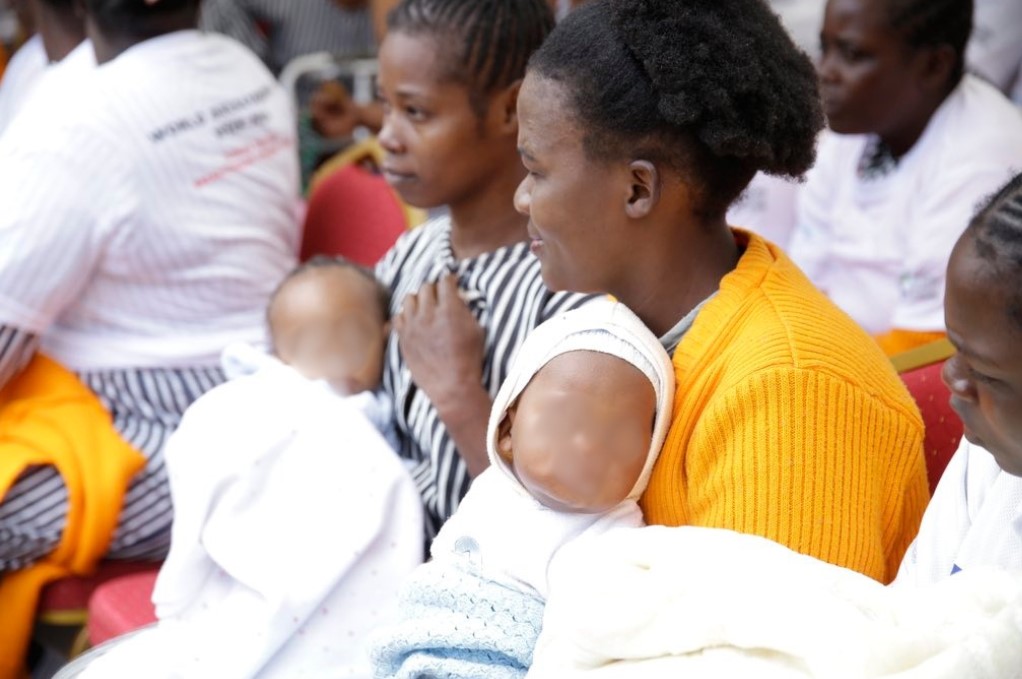 Inmates follow the launch of the World Breastfeeding Week at Lang'ata Women’s Prison on August 2, 2024. (Photo: UNICEF)