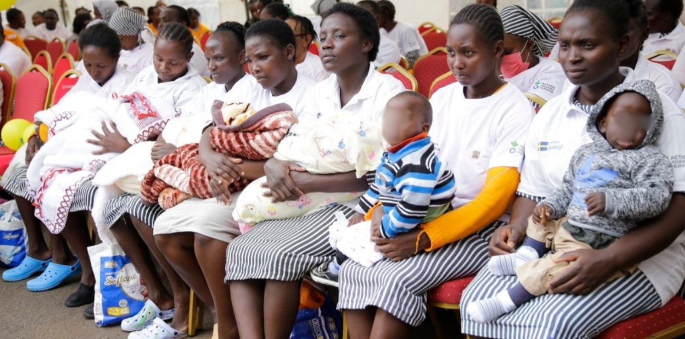 Govt launches world breastfeeding week at Lang'ata Women’s Prison - Inmates celebrate World Breastfeeding Week at Lang'ata Women’s Prison on August 2, 2024.  (Photo: UNICEF)