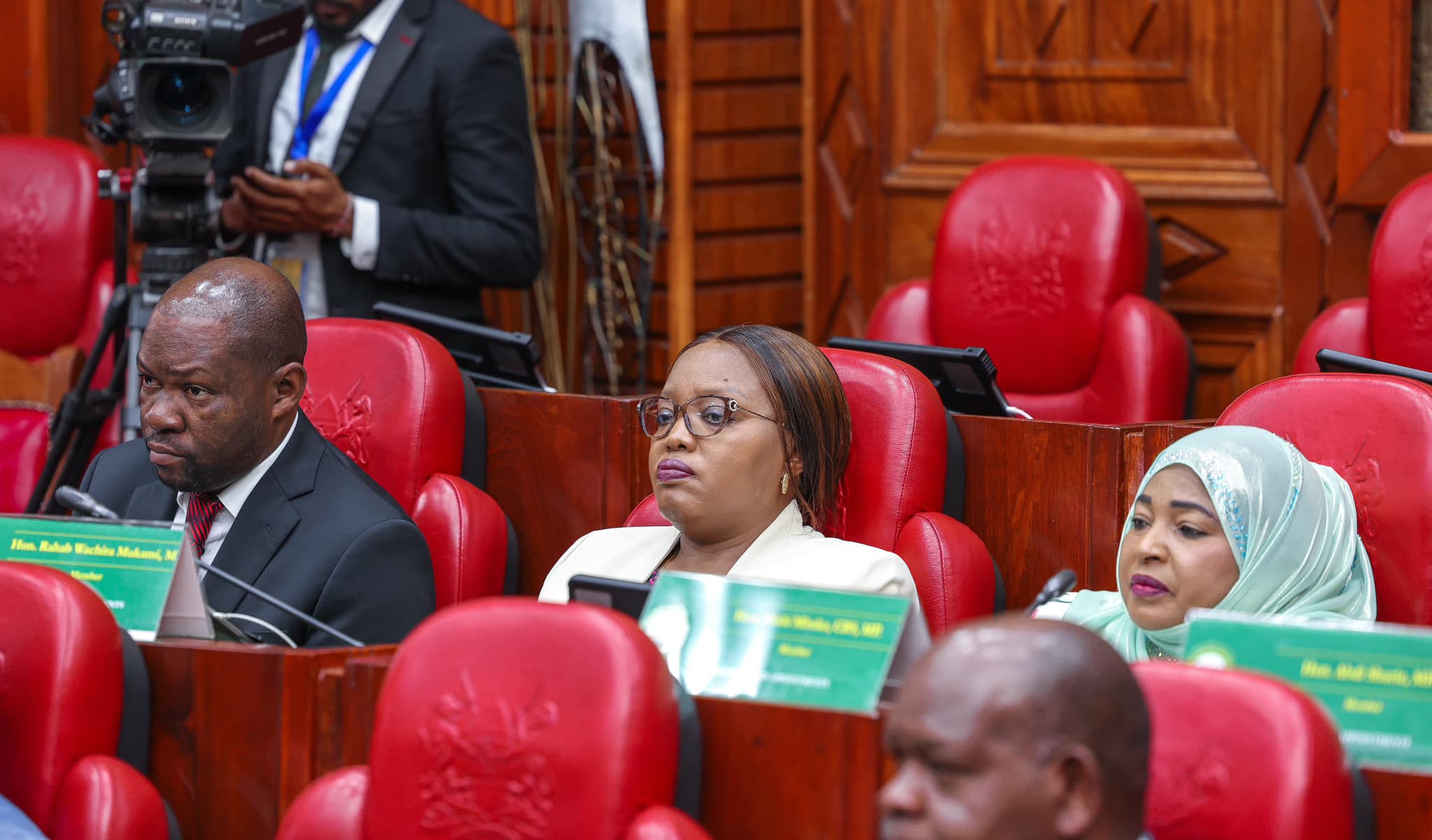 Members of the National Assembly’s Committee on Appointments following proceedings during the vetting of CS nominees on Saturday, August 3, 2024.(Photo: Parliament)