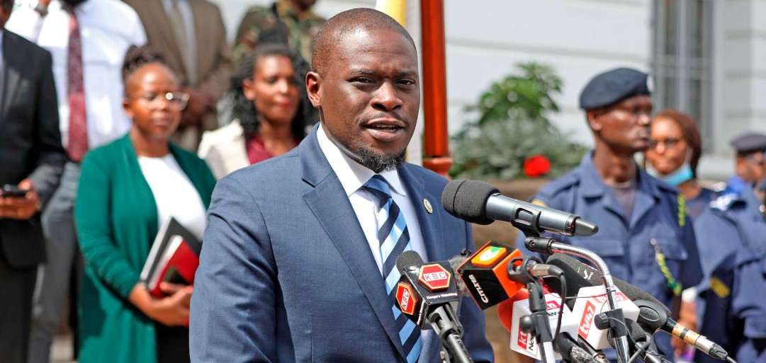 Sakaja's Sh290m new house: 12 families to be compensated in relocation plan - Nairobi Governor Johsnon Sakaja addresses the media at a past press conference. (Photo: Johnson Sakaja)