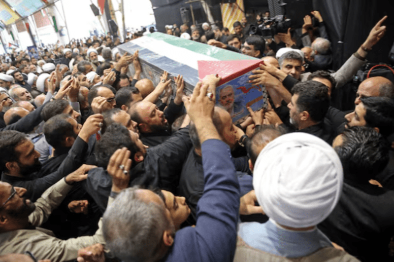 Slain Hamas leader Haniyeh buried in Qatar amid vows of revenge against Israel