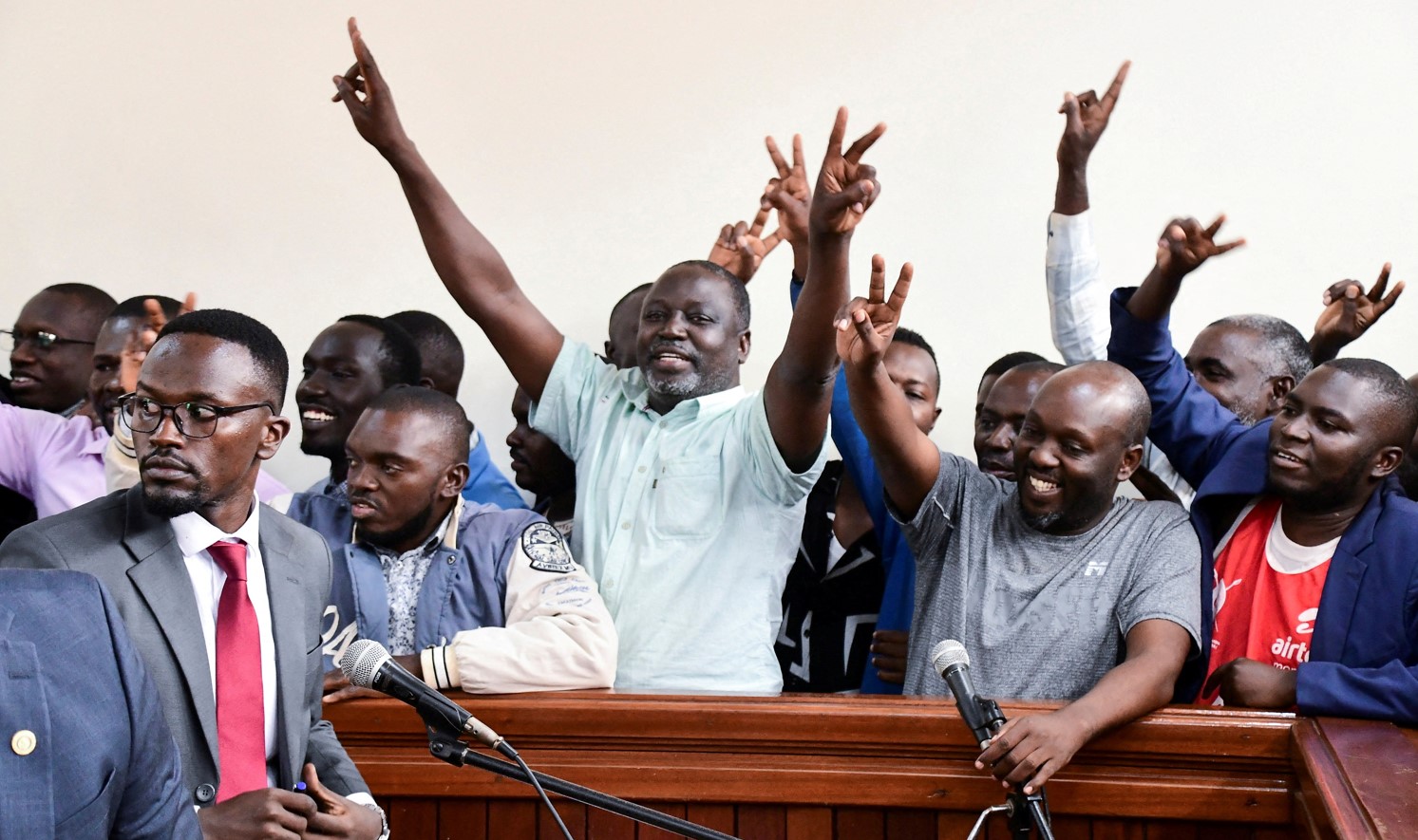 Uganda charges opposition lawmakers, supporters over protest