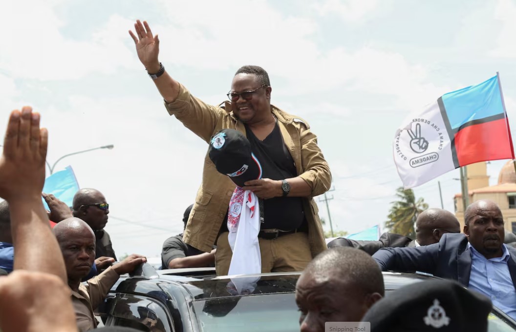 Tundu Lissu, other Tanzanian opposition leaders arrested ahead of youth rally - Tanzanian opposition leader and former presidential candidate of CHADEMA party Tundu Lissu waves to supporters as his convoy drives after he returns from exile in Europe, along the streets of Dar es Salaam, Tanzania January 25, 2023. (Photo: REUTERS/Emmanuel Herman)