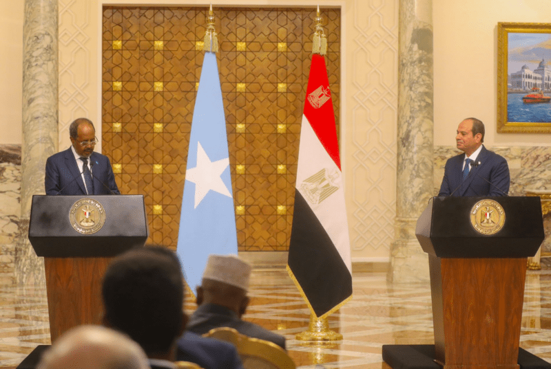 Somalia and Egypt bolster security cooperation with new military pact