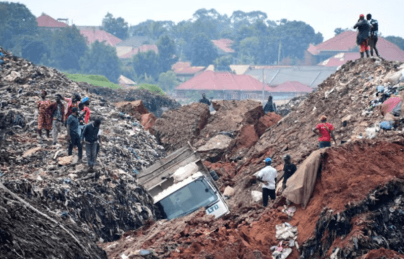 Uganda garbage landslide death toll rises to 26, 39 missing