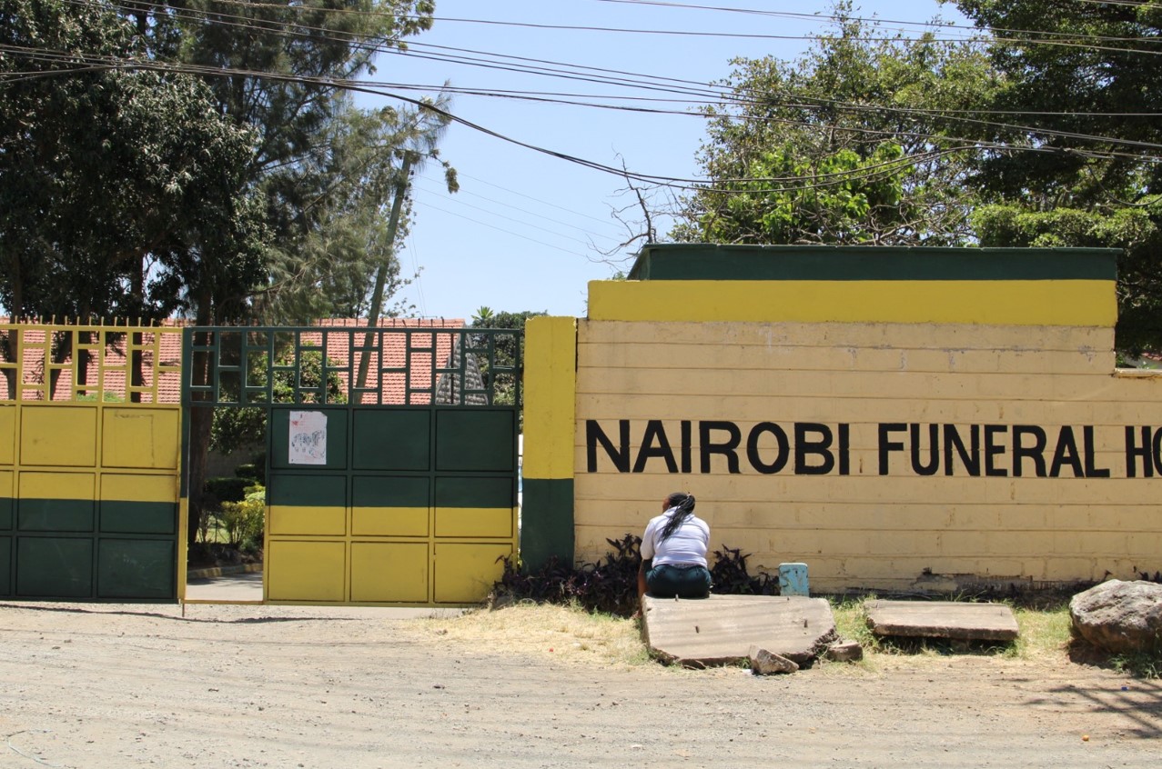 Bodies of two missing Mlolongo men found at City Mortuary - A view of the entrance to the Nairobi Funeral Home. (Photo: File)