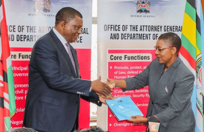 Dorcas Oduor assumes office as Kenya's first female Attorney General, unveils reform agenda