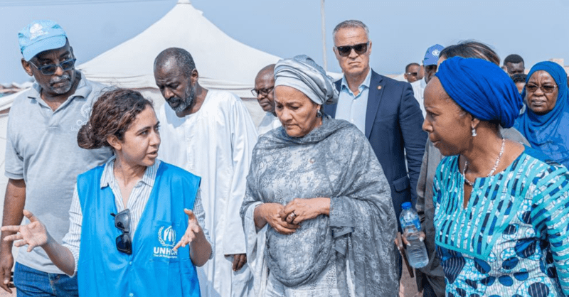 UN deputy chief appeals for global solidarity as crises roil Chad, Sudan