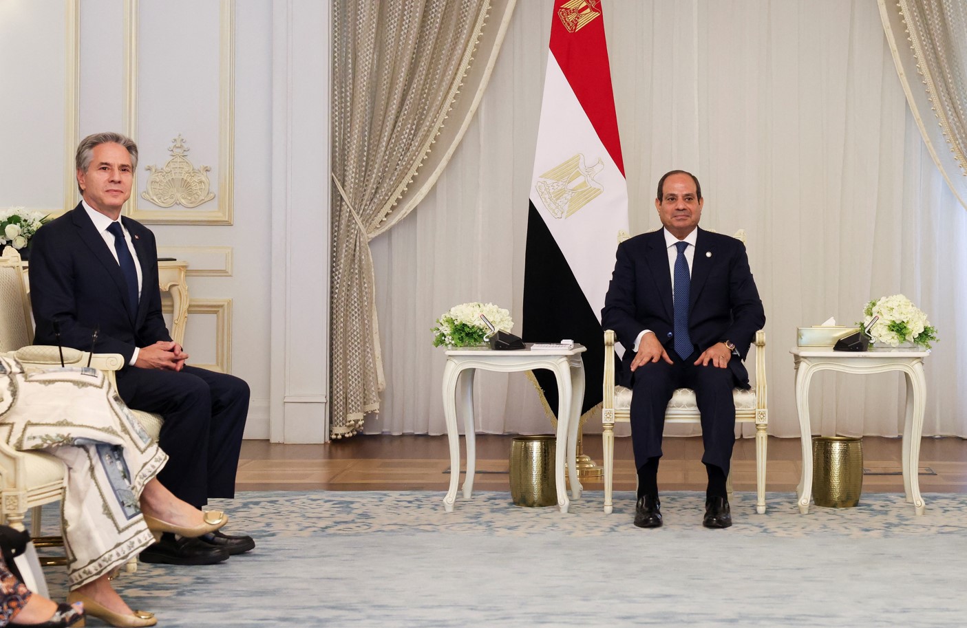 Egypt's Sisi, Blinken discuss ways to move forward in Gaza ceasefire negotiations