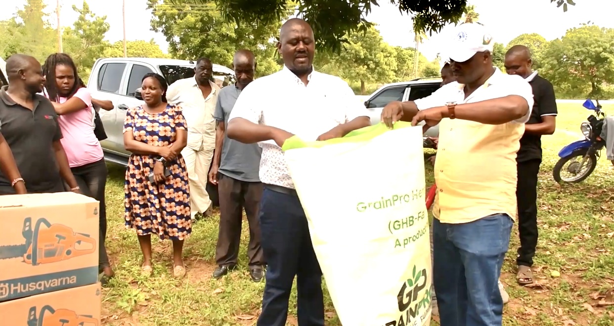 Kilifi North Sub-County, Chief Officer for the Department of Agriculture and Crops, Teddy Yaw. (Photo: Farhiya Hussein)