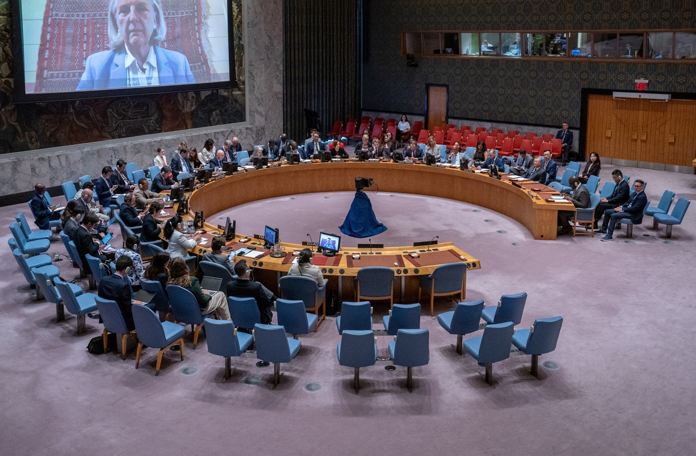 A gathering of the United Nations Security Council at U.N. headquarters in New York City, U.S., July 25, 2024. REUTERS/David Dee Delgado