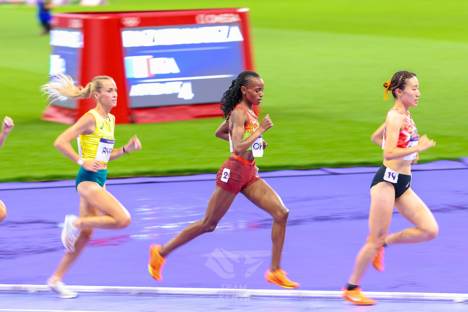 PARIS 2024: Beatrice Chebet wins Kenya's first Olympics gold in women's 10,000M - Beatrice Chebet in action in the 10,000 m final (C) Kelly Ayodi for Olympics Kenya