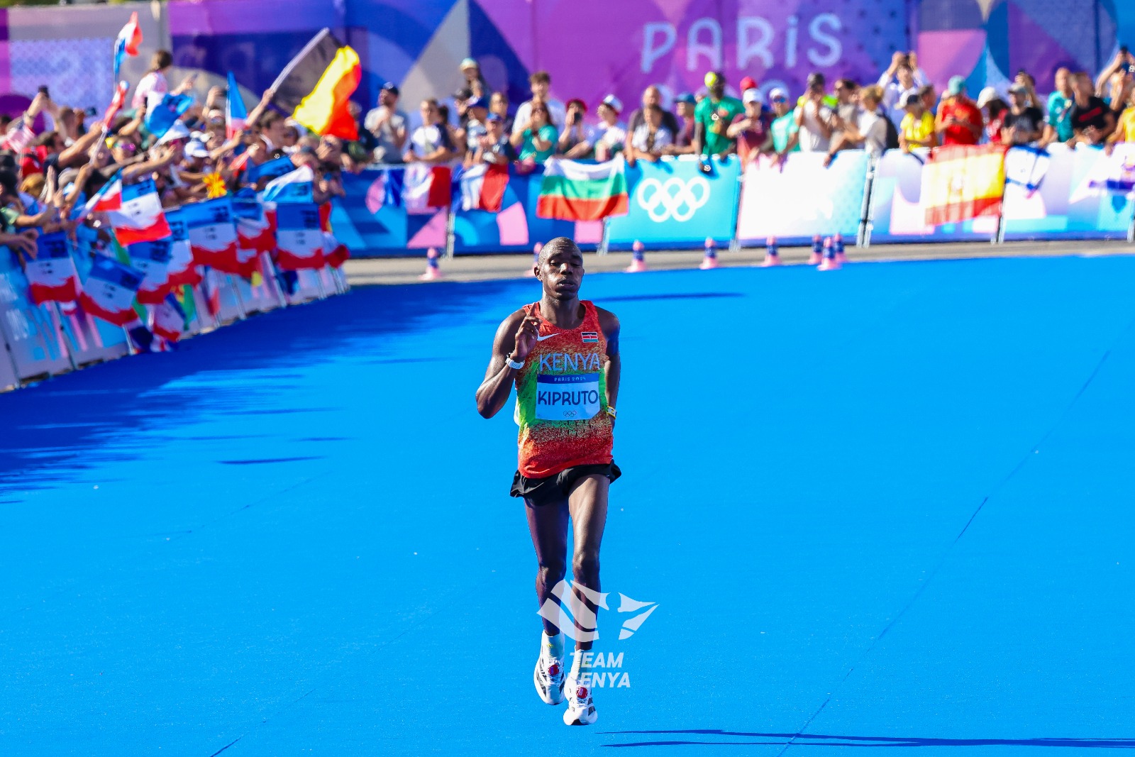 Kenyan marathoner Benson Kipruto set to defend Tokyo Marathon title - Kenyan Benson Kipruto finished third in the men's marathon (C) Kelly Ayodi / Olympics Kenya