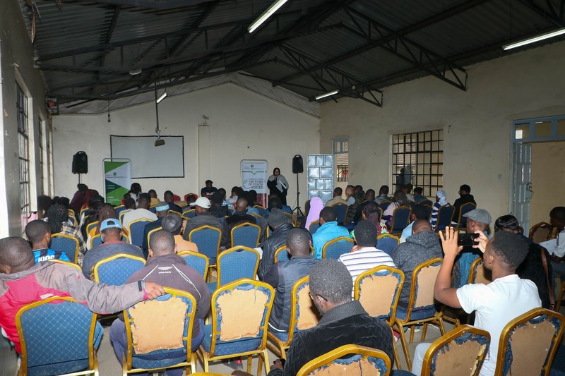 Get more youths on government table to rebuild trust for growth - lobby - Youths at Townhall meeting in Califonia Resource Centre in Eastleigh, Nairobi on August 15. Wef says there is an urgent need for youths' consideration at the government table for inclusive policy and decision-making. (Justine Ondieki)