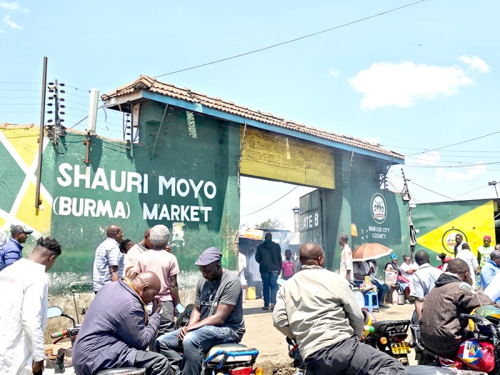 Gate B entrance to Shauri Moyo's popular Burma Market. (Photo: Ahmed Shafat)