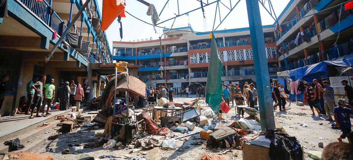 Gaza: Six UNRWA staff killed in strikes on school sheltering displaced people