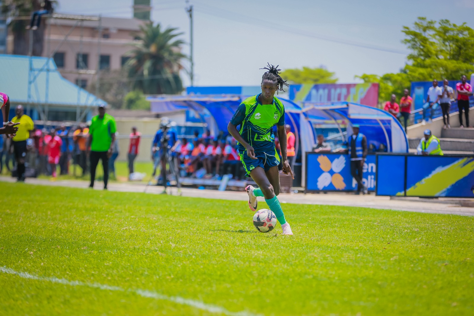 KCB see off Ulinzi Stars to extend unbeaten run in the FKF Premier League - Striker Francis Kahiro in action during a Kenya Premier League action against Ulinzi
Stars on September 29, 2024, at the Police Sacco Stadium.