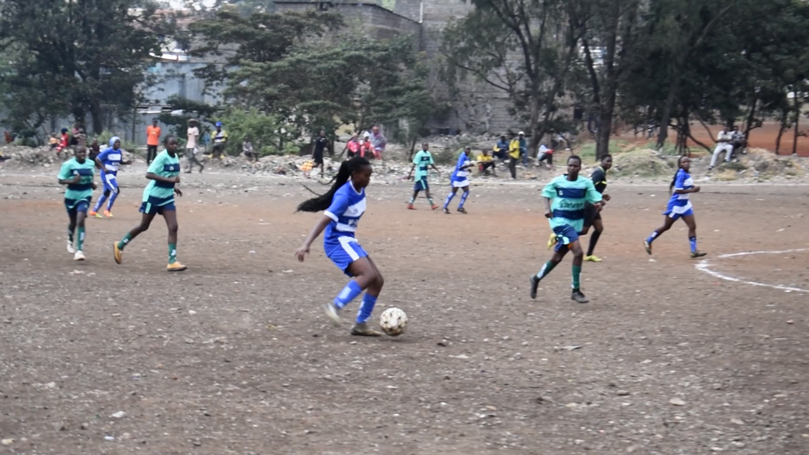 Women footballers celebrate inclusion in Kamukunji Peace Tournament