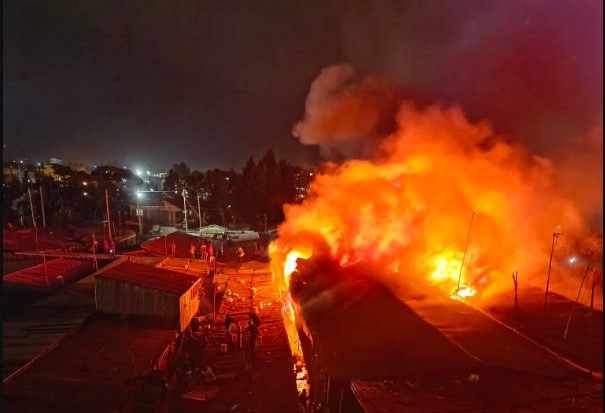 Eight injured as night fire destroys 160 houses in Kawangware