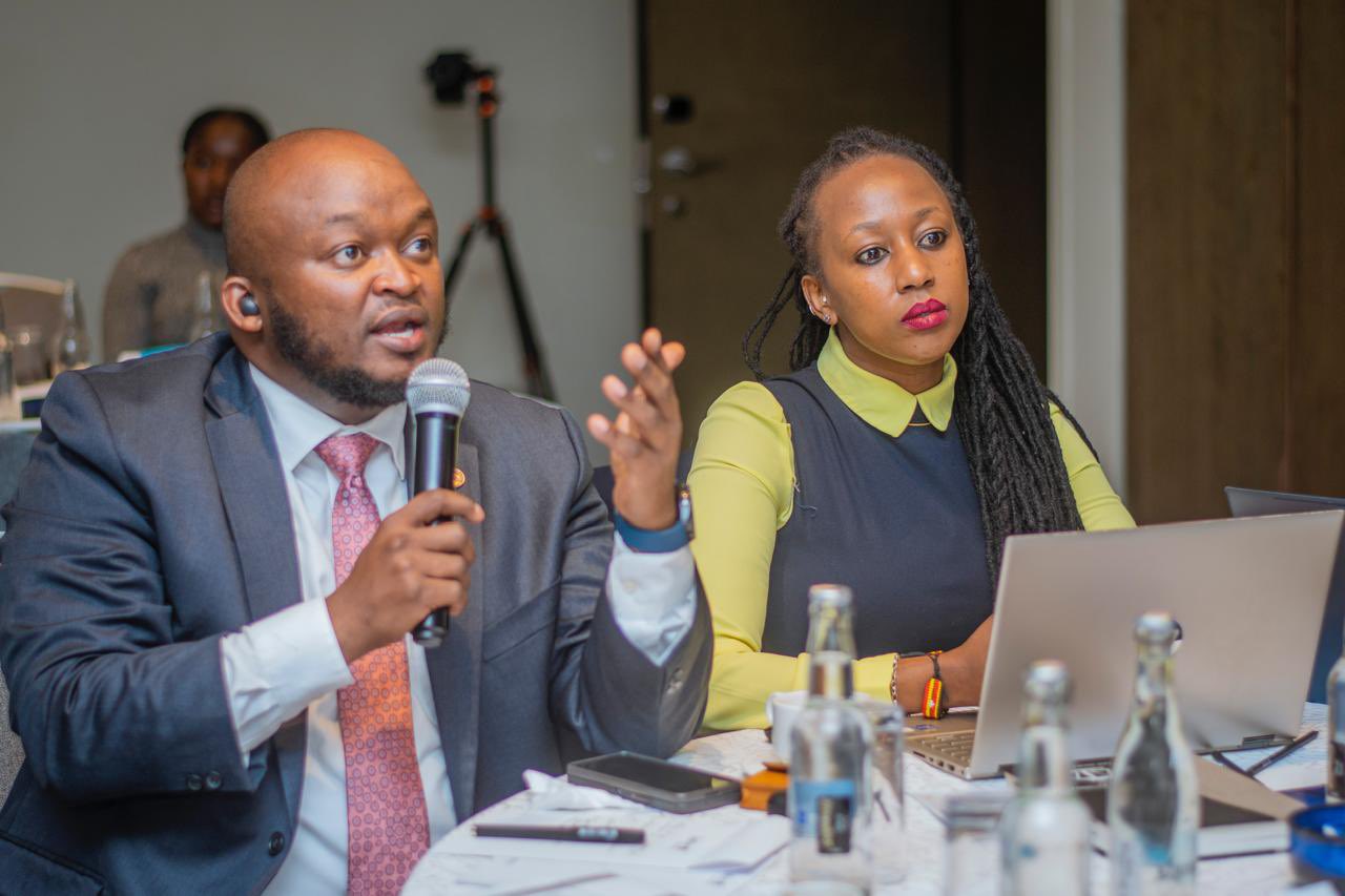 LSK warns against MPs' growing urge for constitutional amendments after protests - Law Society of Kenya Vice President Mwaura Kabata (left) speaking at a past function. (Photo: Handout)