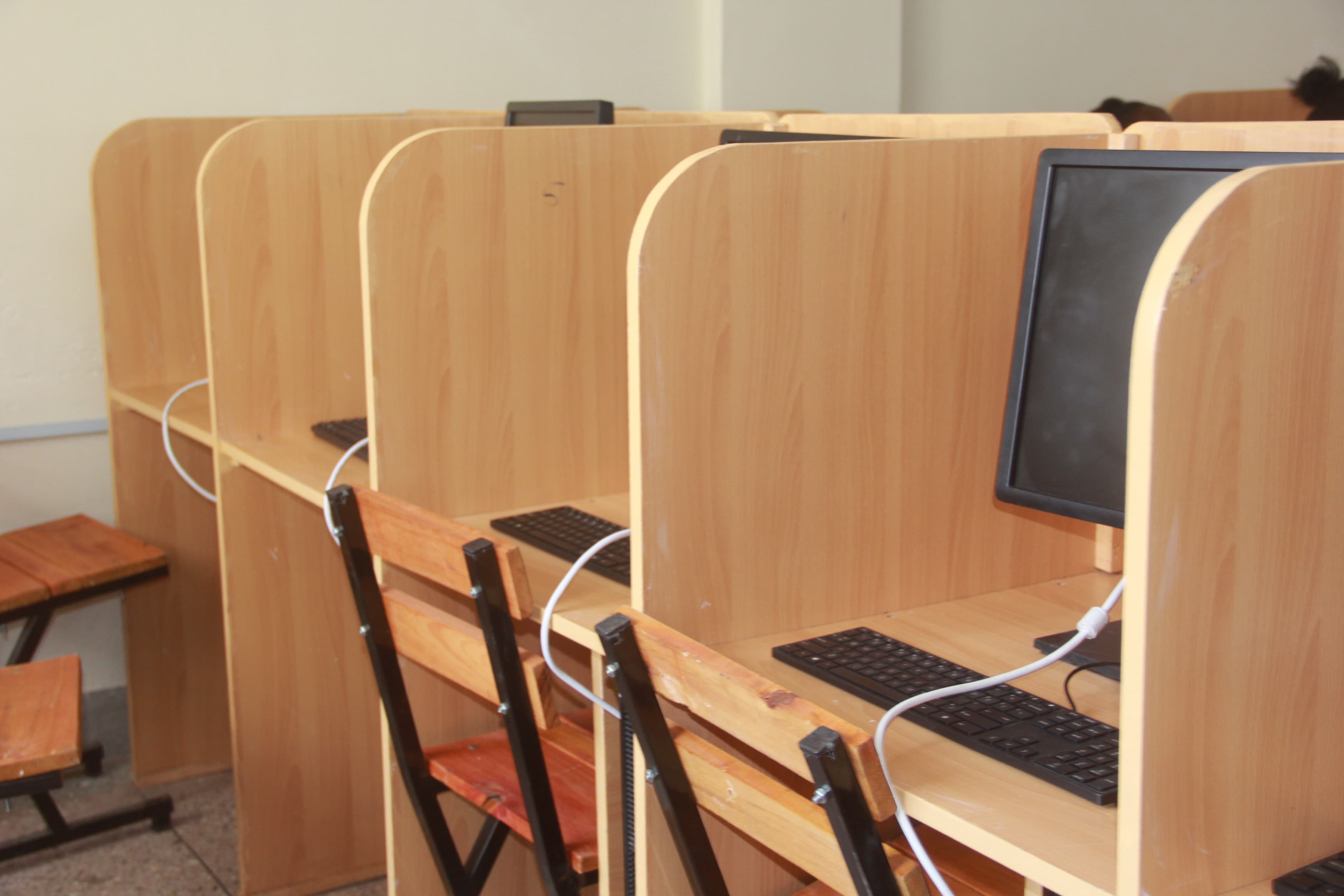 The state-of-the-art computer laboratory at Zawadi Mixed Secondary School. (Photo: Abdirahman Khalif)