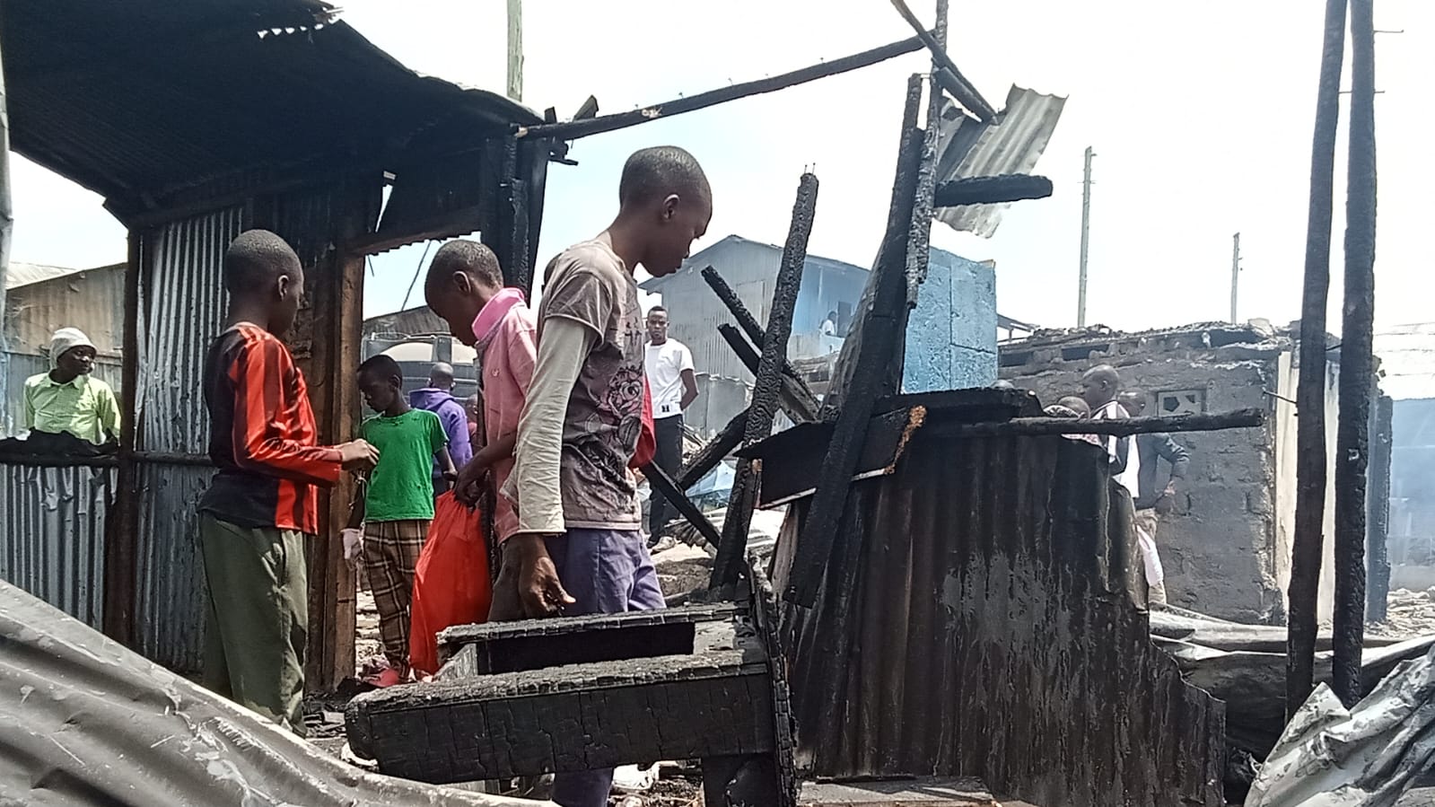 Victims of Mukuru Kwa Njenga slum fire appeal for help from Sakaja