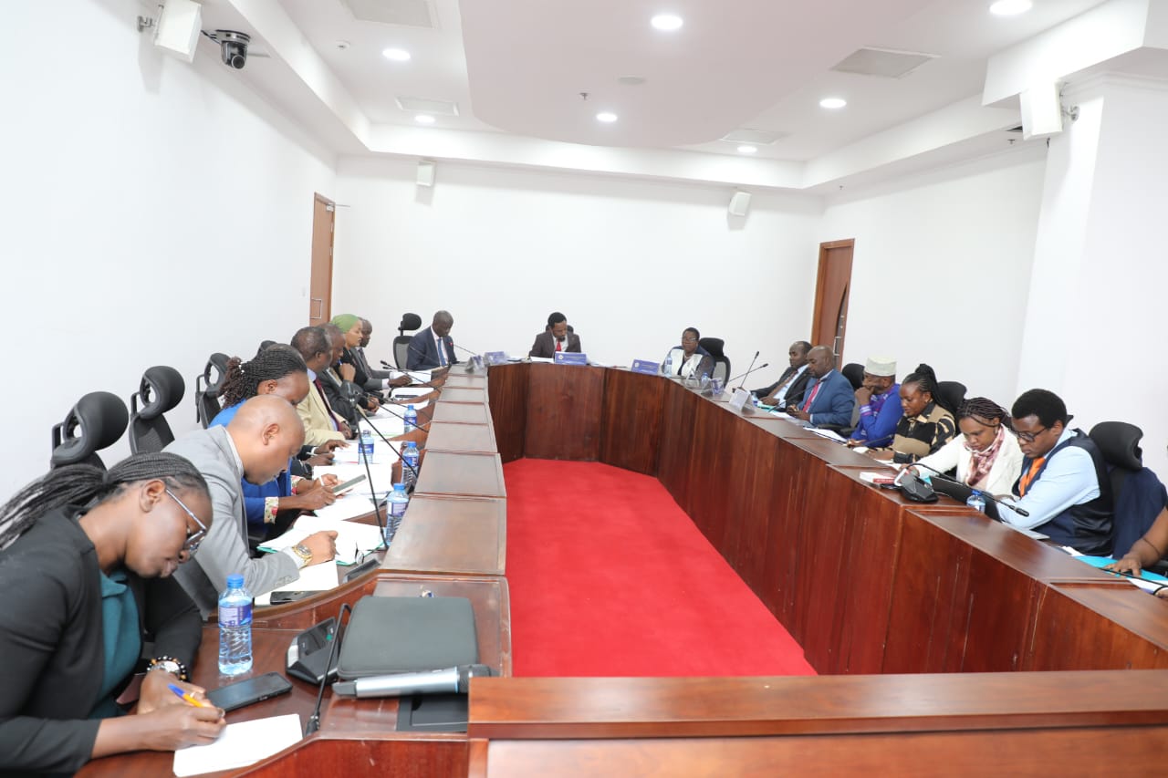 National Land Commission (NLC) Chairman Gershom Otachi appears before the Senate Committee on Roads, Transportation and Housing on Thursday, September 5, 2024. (Photo: Parliament of Kenya)