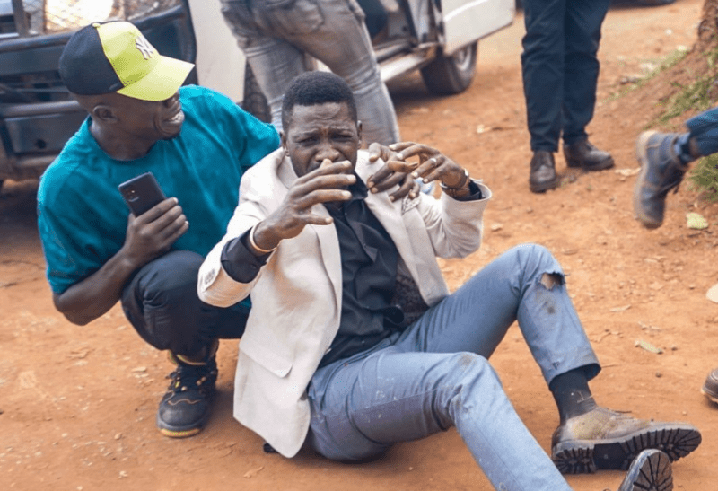 Ugandan opposition leader Bobi Wine shot in leg, his party says