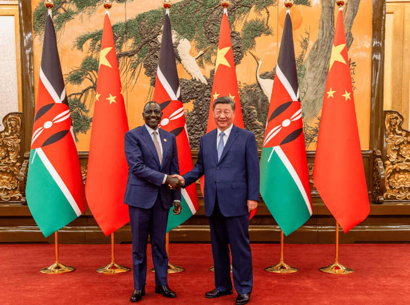 China president tells Ruto he seeks 'sincere partner' amid Kenya's pivot toward the West