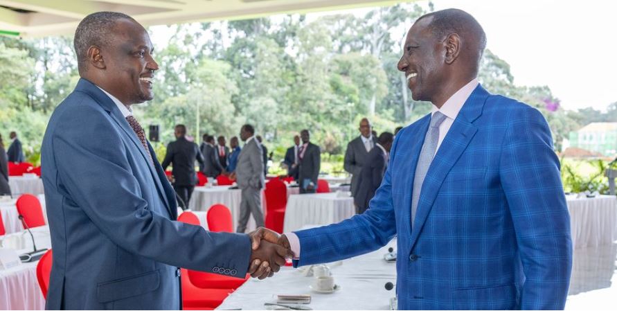 CS John Mbadi vows to help Ruto secure funds for stalled road projects