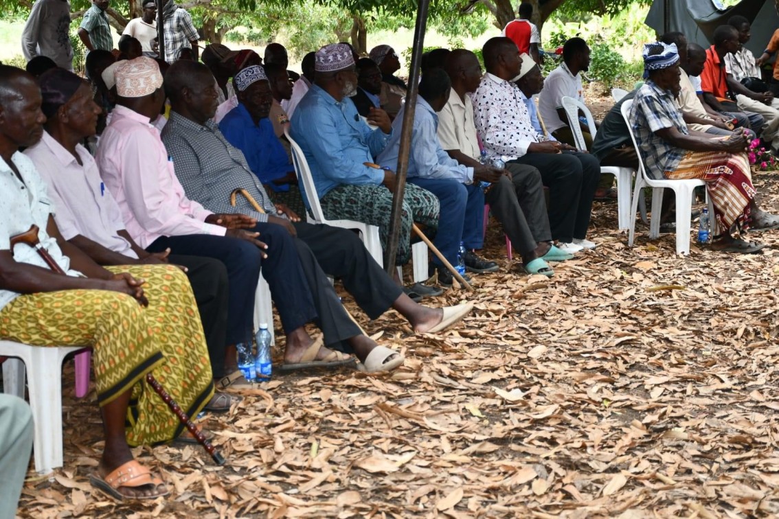 Tana River residents attend the International Day of Peace celebration in Tana River County on Saturday, September 21, 2024. (Photo: Handout)