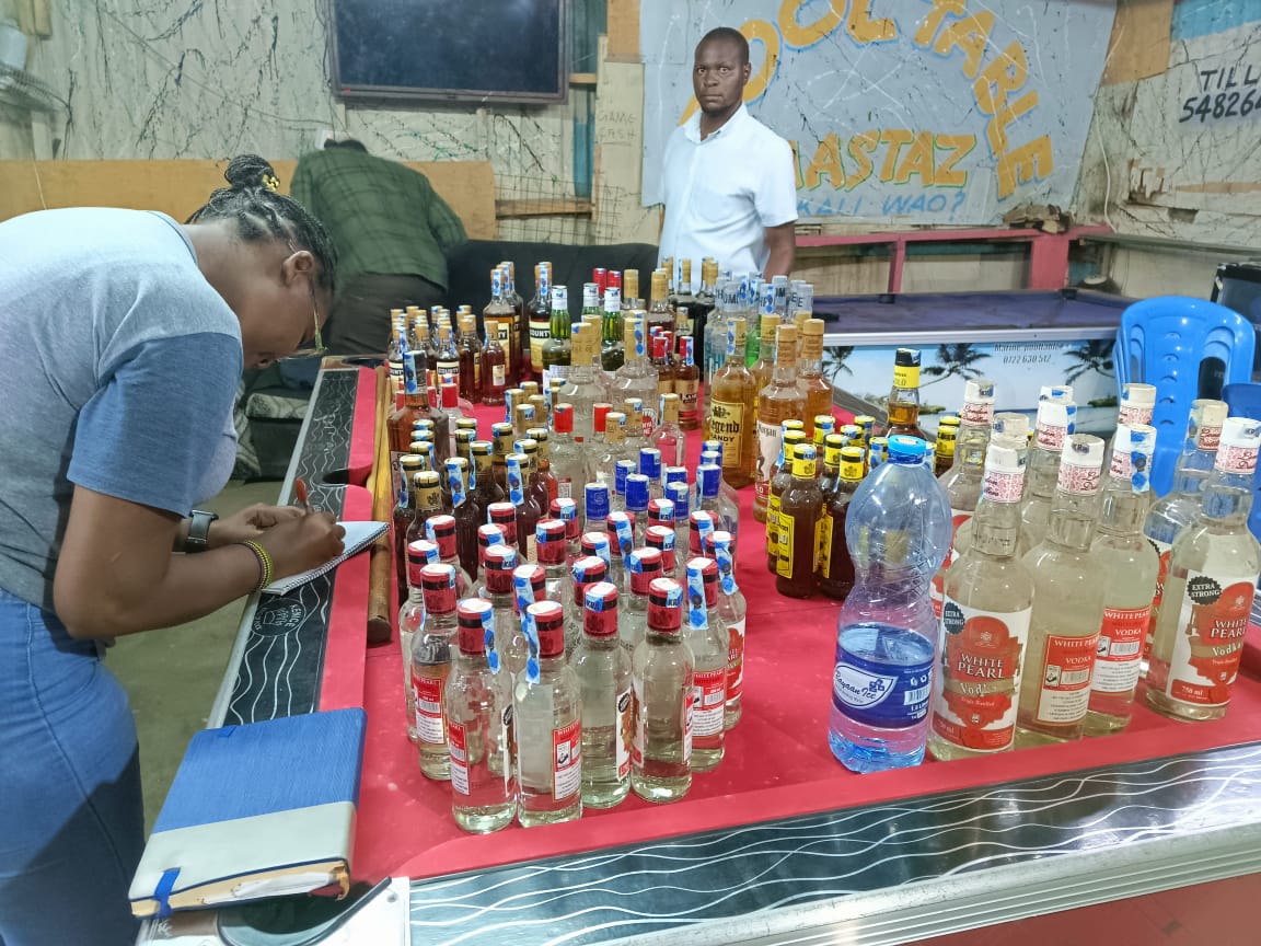 Multi-agency team seizes expired and uncustomed alcohols in Mombasa