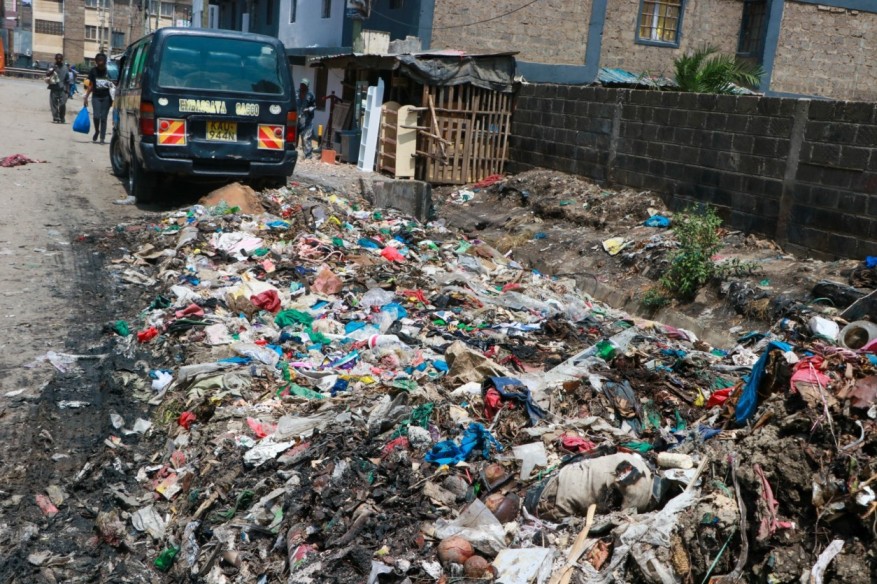 Eastleigh North residents alarmed by mounting garbage crisis near school