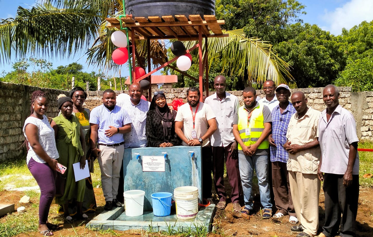 Rafik Rauf, CEO of Marafiki Relief Aid Africa while in Garsen in Tana River County. They constructed a well that cost Sh200,000