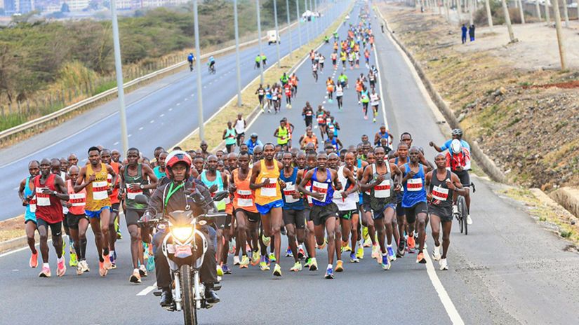 Ronald Kimeli and Gladys Chemutai triumph at Stanchart Nairobi Marathon