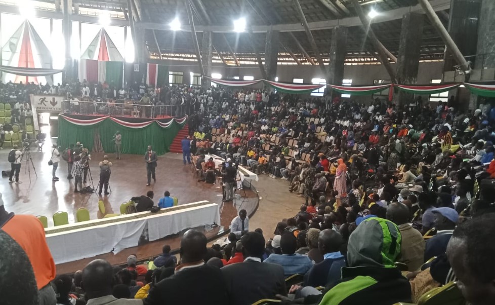 Gachagua's impeachment: Tension, protests mar public participation exercises countrywide - A public participation session on the impeachment of Deputy President Rigathi Gachagua at the Bomas of Kenya on October 4, 2024. (Photo: Barack Oduor)