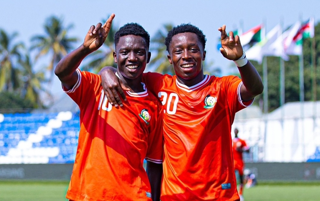 CAF sets date for U20 AFCON 2025 draw in Côte d'Ivoire - Rising Stars' Aldrine Kibet Kevin Wangaya celebrate a goal in a previous match (C) Courtesy 