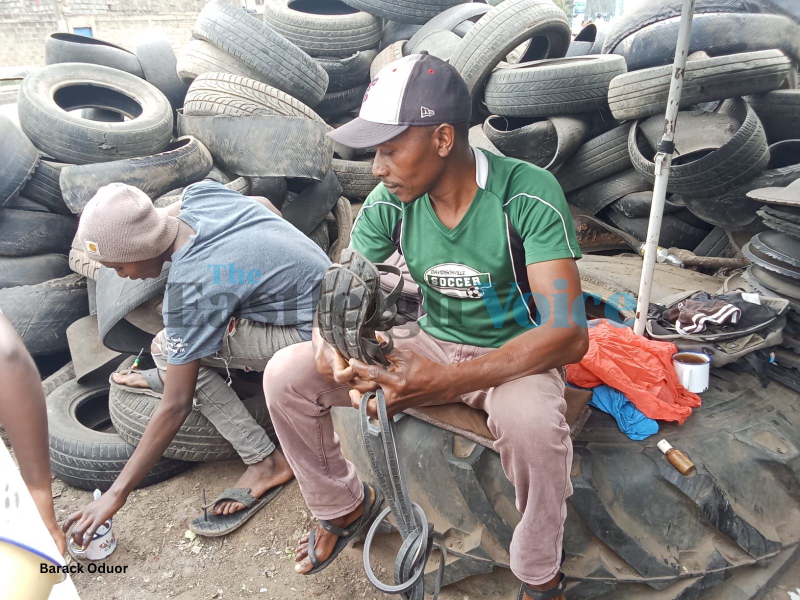 Mazingira Day: How Kariokor's old tyres dealer is helping safeguard environment