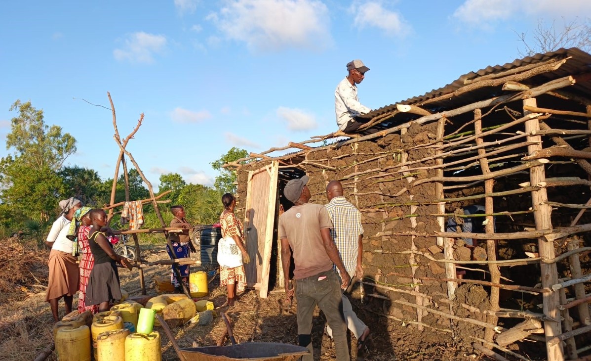 Residents of Lamu village unite to build house for homeless man