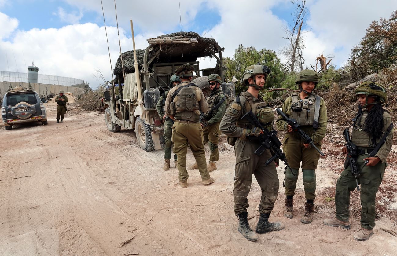 Israeli soldiers operate during an incursion and amid hostilities between Hezbollah and Israel, in southern Lebanon, October 13, 2024. (Photo: REUTERS/Artorn Pookasook)