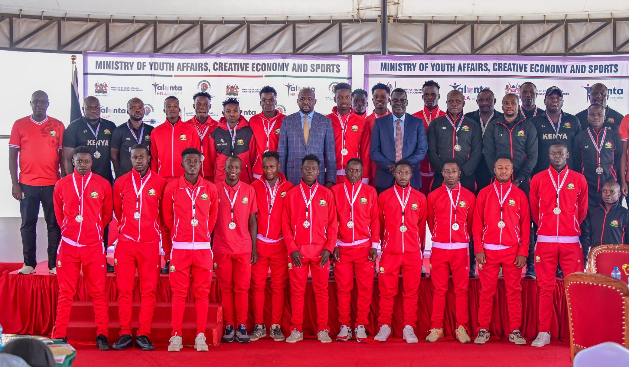 Rising Stars honoured by Sports Ministry after qualifying for 2025 U20 AFCON